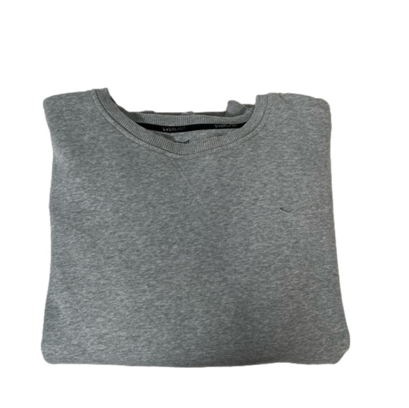 Everlast Crewneck Unisex Grey Sweater Classic Lounge Embroidered Logo E Size XL - Picture 4 of 14